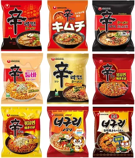 韓国袋麺 詰め合わせ
